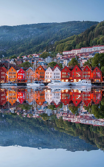 Bergen, Norway HD phone wallpaper