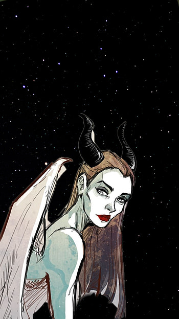 Malefica, art, mammal HD phone wallpaper