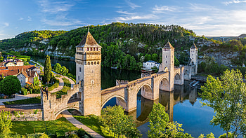 Pont Valentr Cahors France, bridge, france, cahors, pont valentr HD wallpaper