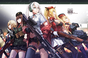 Anime Girls Frontline Anime Gun HD wallpaper