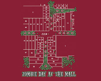 You are Screwed, zombies, funny, mall, map HD wallpaper
