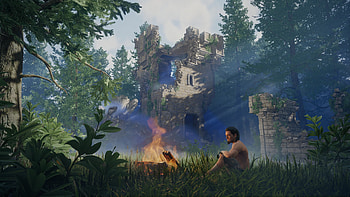 Enshrouded Video Game Wilderness Campfire, video game, Enshrouded HD wallpaper