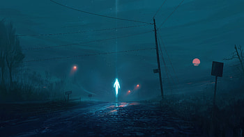 Shadows In The Stillness Of Night, artist, artwork, digital-art, artstation HD wallpaper