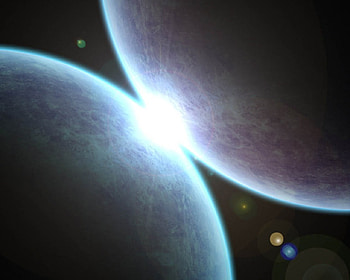 Touching Planets, space, planets HD wallpaper