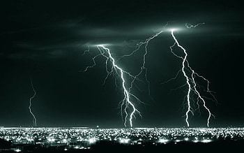 For > Lightning Storm HD wallpaper