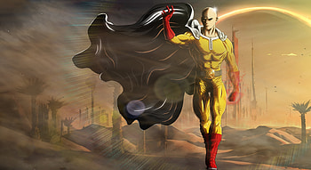 Saitama One Punch Man , one-punch-man, anime, artist, artwork, digital-art, deviantart HD wallpaper