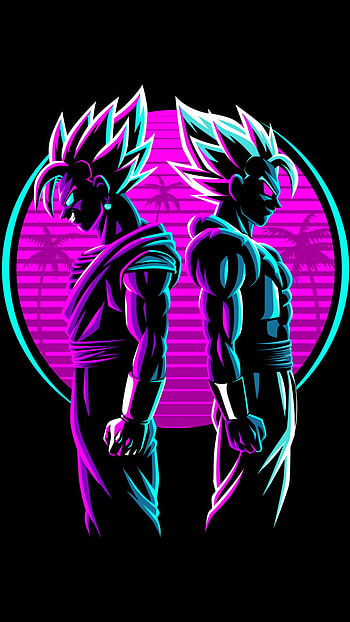 Vegito & Gogeta, art, dbz HD phone wallpaper
