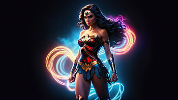Wonder Woman Amazonian Valor, wonder-woman, superheroes, artwork, artist, digital-art HD wallpaper