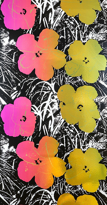 Flowers, Andy Warhol HD phone wallpaper