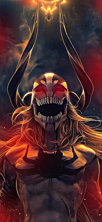 Ichigo Kurosaki, Hollow, Bleach, Bankai, anime HD phone wallpaper