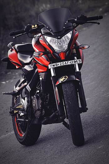Ns200, automotive lighting, motorcycle HD phone wallpaper