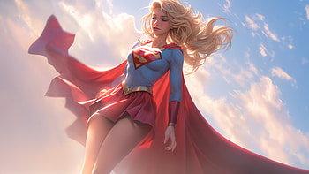 Supergirl The Heroine Of Steel Soars, supergirl, superheroes, artwork, digital-art, ai, deviantart HD wallpaper