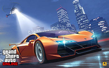 Grand Theft Auto Online 2016, gta-5, games, pc-games, xbox-games, ps-games, sunset, road HD wallpaper
