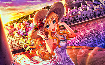 Yui Otsuki, , artwork, The Idolmaster Cinderella Girls, spring, Otsuki Yui, manga, Idolmaster, Yui Otsuki Cinderella Girls HD wallpaper