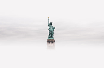 Statue of Liberty, architecture, minimal HD wallpaper