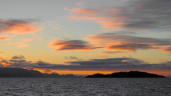 Nature, Sunset, Sea, Twilight, Waves, Dusk, Island HD wallpaper