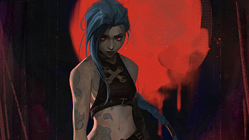 Jinx Arcane HD wallpaper