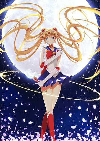 Sailor Moon, , Elegant guardian, Chibi moon HD phone wallpaper