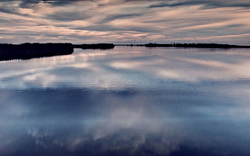 Nature, Water, Sky, Evening HD wallpaper