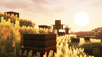 Minecraft Sunset – Stunning Video Game, video game, Minecraft HD wallpaper