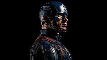 Captain America Immortal Spirit, captain-america, superheroes, artwork, digital-art, ai, dark, art HD wallpaper