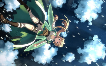 Leafa, sword art online, alo, sao HD wallpaper