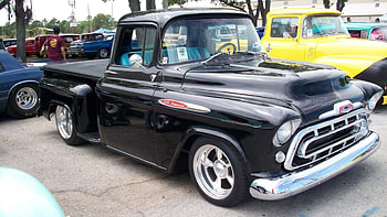 Chevrolet 3100, Truck, Bowtie, Black, GM HD wallpaper