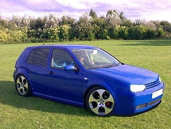 VW Golf, blue, mark4, golf HD wallpaper