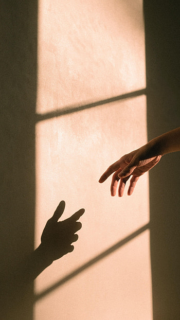 Hand, Miscellanea, Miscellaneous, Shadow, Touching, Touch HD phone wallpaper