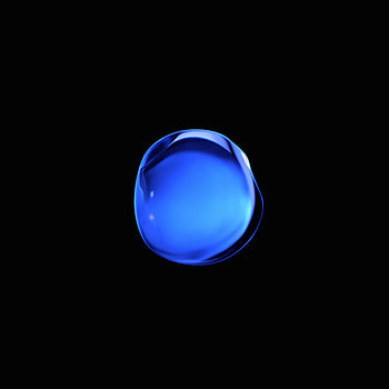 Drop, blue color, amoled HD phone wallpaper