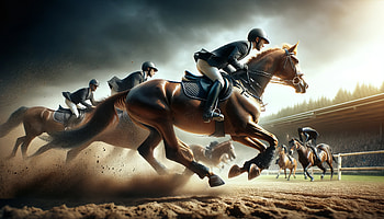 Dynamic Equestrian Show Jumping, equestrian HD wallpaper