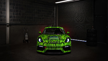 Porsche Cayman GT4 Clubsport Front , porsche-cayman, porsche, cars, behance HD wallpaper