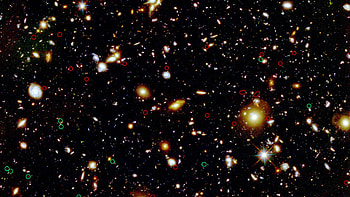 Hubble Deep Field HD wallpaper