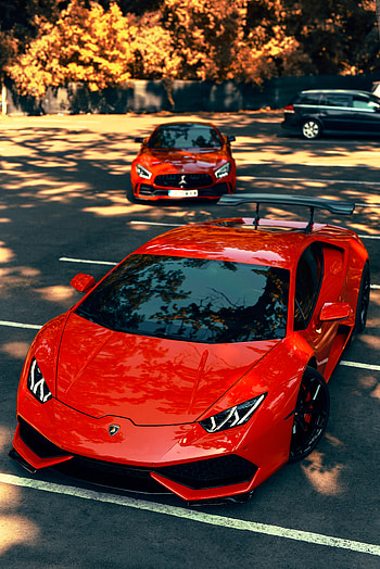 Lamborgini, automotive lighting, car, huracan, lambo HD phone wallpaper