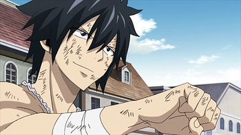 Gray Fullbuster, Anime character, Ice magic, Powerful warrior HD wallpaper