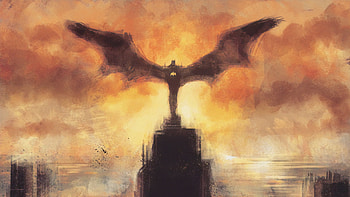 Bat Evenings, batman, superheroes, digital-art, artwork, deviantart HD wallpaper