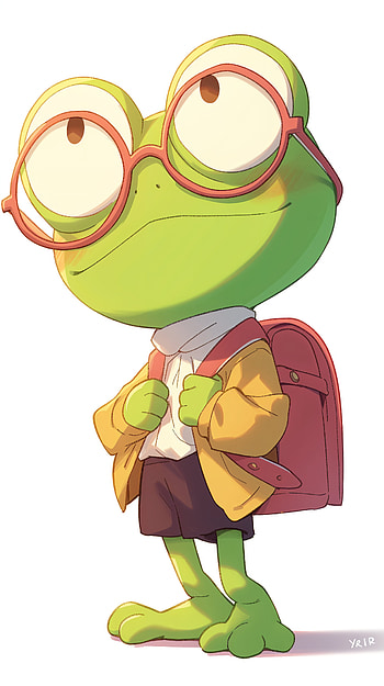 Keroppi's Cheerful Adventure: A Sanrio , keroppi, sanrio, frog, cartoon, glasses HD phone wallpaper