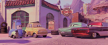Guido, Luigi, Flo and Ramone are upset, Pixar, Guido Mista, movie, Cars (Pixar) HD wallpaper