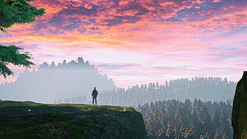 Away From The World Finding Peace In Nature Arms, artist, artwork, digital-art HD wallpaper
