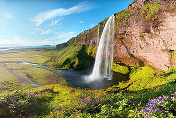 Seljalandsfoss-Waterfall-Iceland, , iceland, waterfall, seljalandsfoss, beautiful HD wallpaper