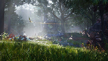 Final Fantasy VII Rebirth | Mystic Forest Scene, video game, Final Fantasy VII Rebirth HD wallpaper