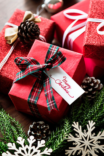 Holidays, New Year, Registration, Typography, Christmas, Bow, Decoration, Presents, Gifts HD phone wallpaper