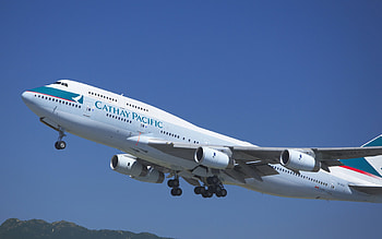 Cathay Pacific, 747 , Michelle Anderson HD wallpaper
