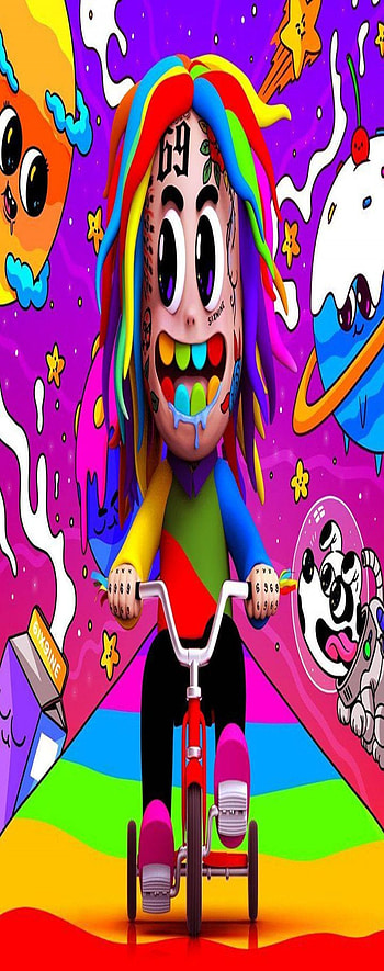 6ix9ine, Anime, comic HD phone wallpaper