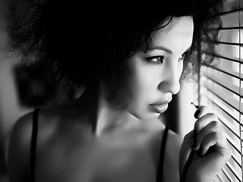You'll Find Someone Else, model, graphy, woman, black and white HD wallpaper