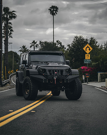 Cars, Car, Jeep, Front View, Jeep Cj HD phone wallpaper