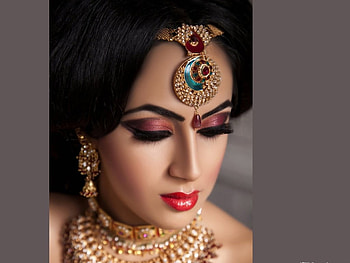 Bridal, makeup, girl, jewelry HD wallpaper