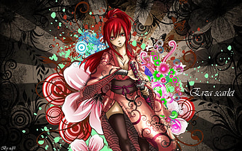 Erza Scarlet - Viewing Gallery HD wallpaper