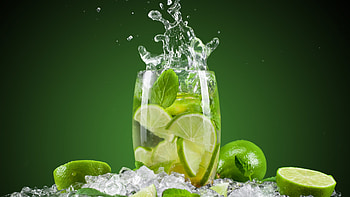 Cocktail, Lime HD wallpaper