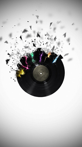 Vinyl records, art, colorfulness HD phone wallpaper
